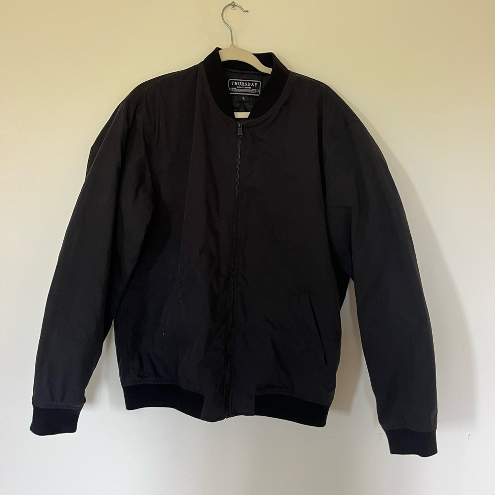 Thursday boot co union bomber jacket Large black - Picture 5 of 8